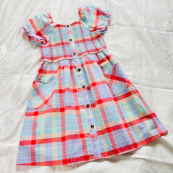 wonder nation Other - 💜 2/$25 Wonder Nation Colorful Plaid Kids Dress